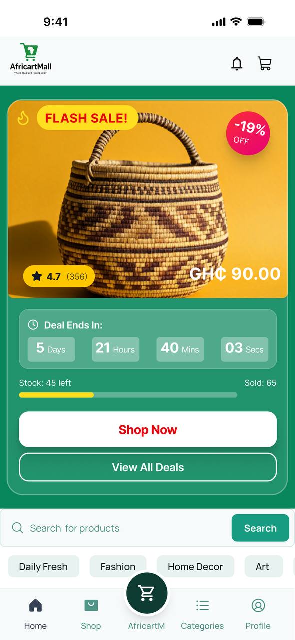 AfricartMall marketplace concept